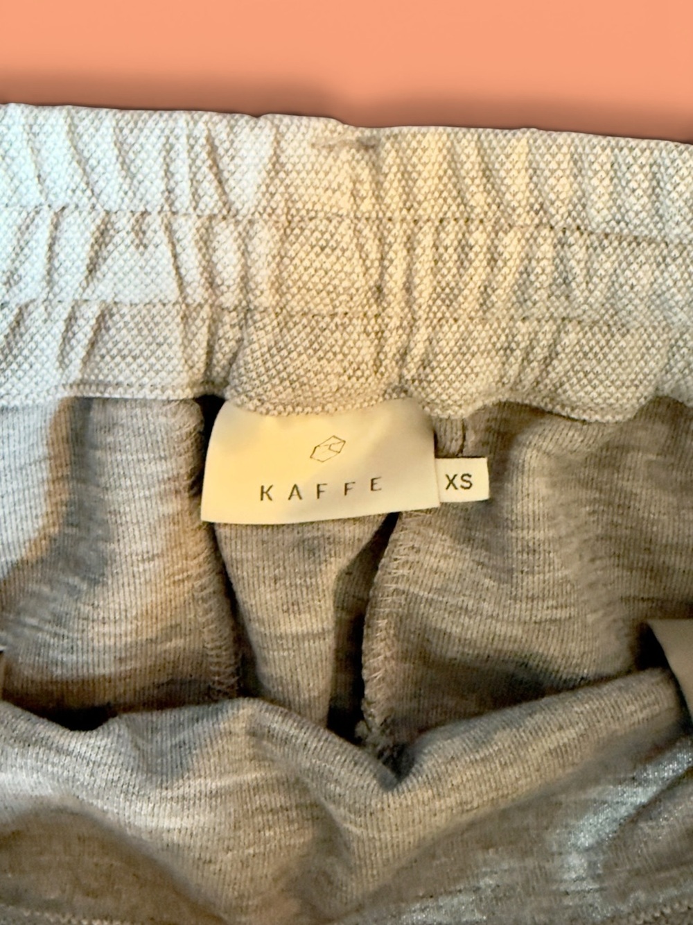 Gray Kaffe Elastic Waistband skirt - Picture 2 of 3